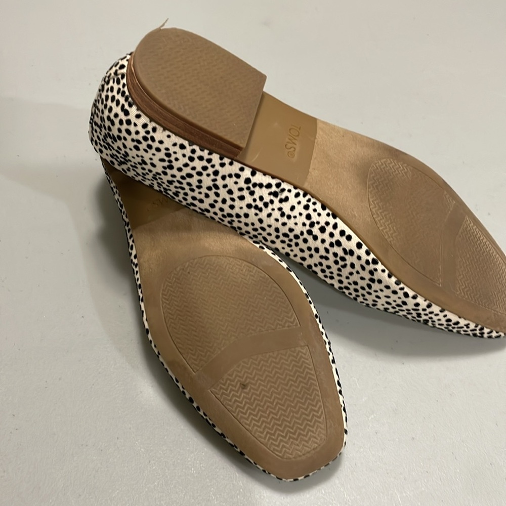 TOMS Brielle Cheetah Flats - Size 7 1/2 - Picture 2 of 3